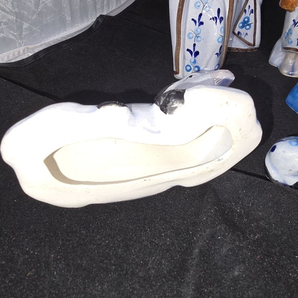 12pc Mexican Pottery Ceramic Nativity Folk Art - Picture 7 of 10